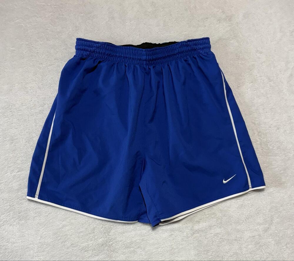 Nike Shorts Mens Small Blue Fit Dry Running Elastic Drawstring Waist